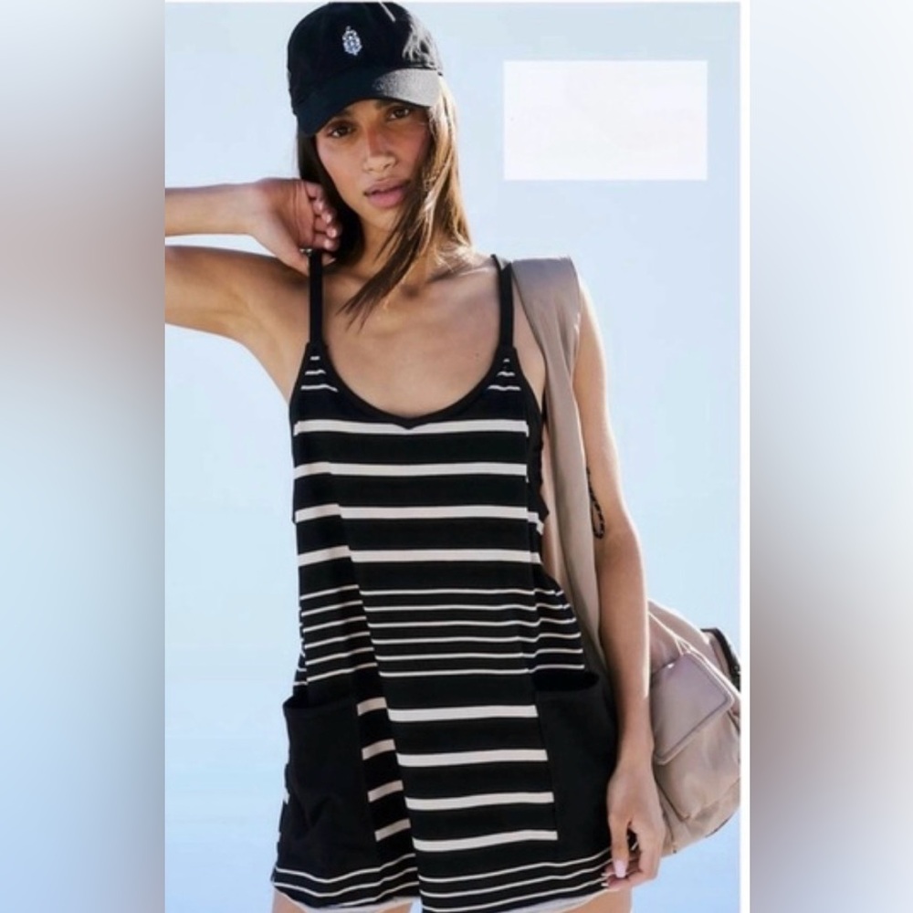 Free People Hot Shot Romper-Size Medium